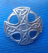 Sterling Silver Celtic Broch St Brynbach Cross Nevern 1996 Hebridean Jewellery