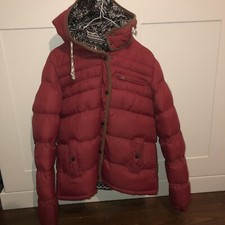 Bellfield Red Puffer / Puffa Jacket 10 Medium - New