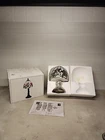 Vintage Stained Glass Table Lamp Tiffany Style In Original Box 12.5 Tall ms1