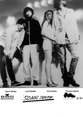 Sonic Youth - Promo Photo 1991 - Goo - Thurston Moore - Kim Gordon