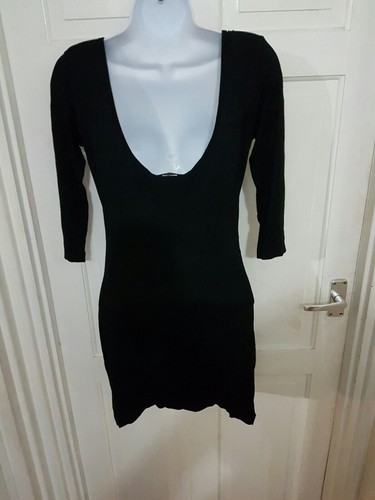 Miss Selfridge Glitter Dress Sparkly Bodycon Dress UK 12 - Picture 5 of 7