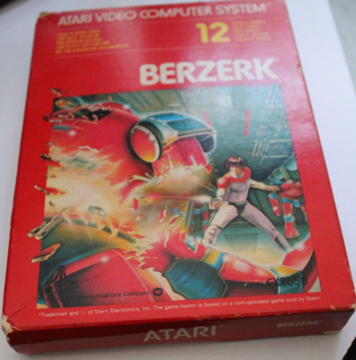 Berzerk (Atari 1981) for  Atari VCS 2600 (Modul, Box) classic 8-bit CX2650