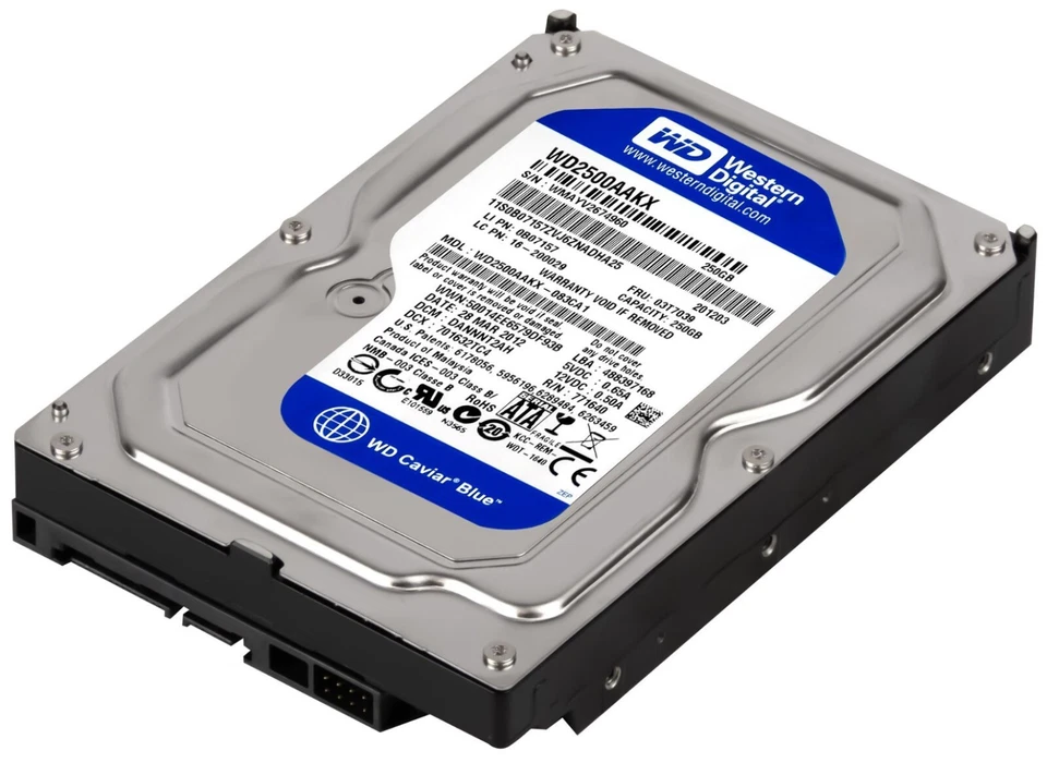 Disk Lenovo 03T7039 WD2500AAKX 250GB 7200U/Min 16MB SATA III 3.5 " Pollici - Immagine 2 di 3