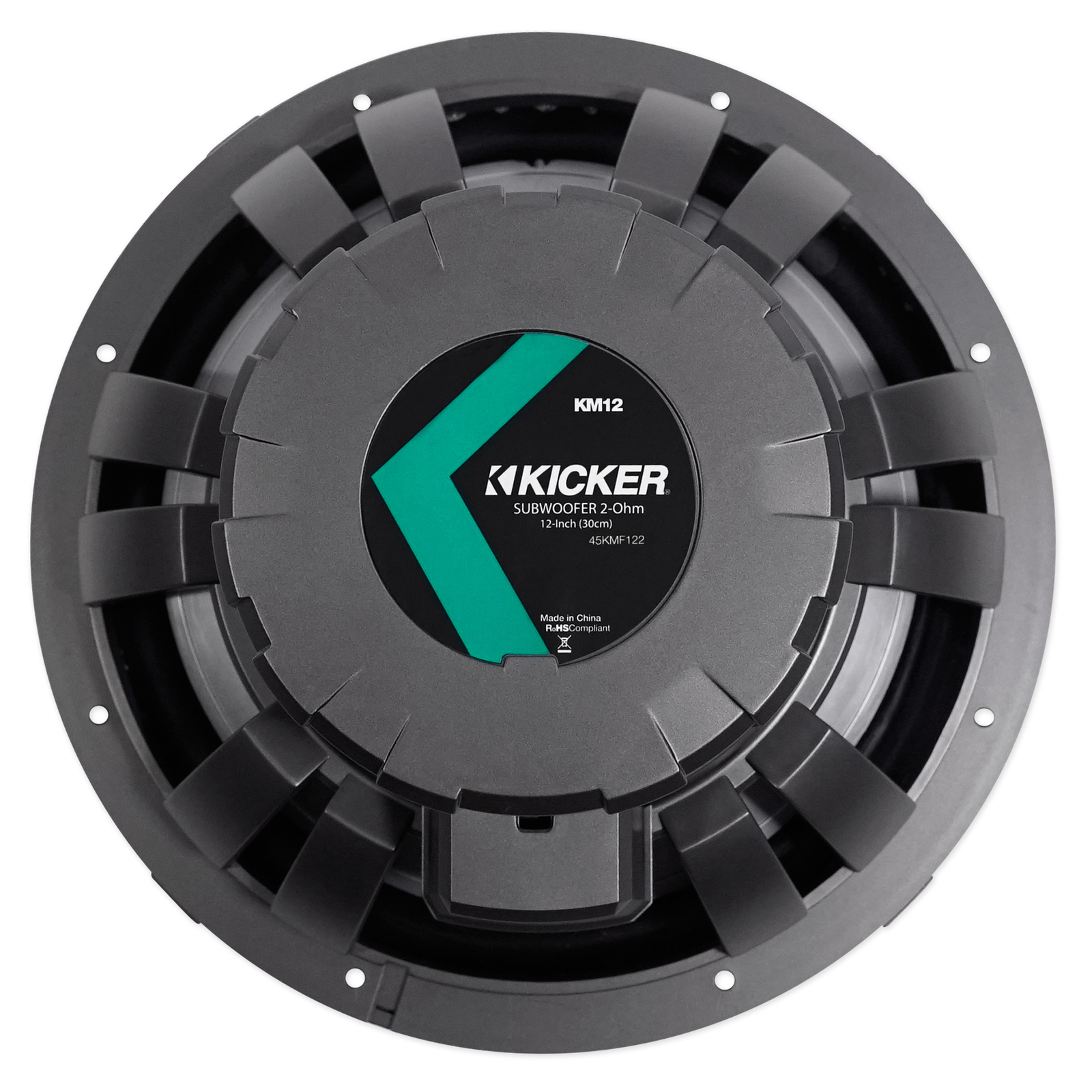 KICKER 45KMF122 12 350 Вт Пиковый175 Вт среднеквадратичный морской лодочный сабвуфер Free Air Sub KMF12