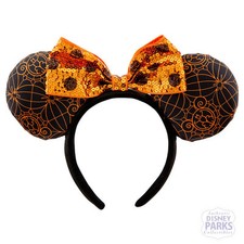 Authentic Disney Parks Minnie Mouse Ears Halloween Headband