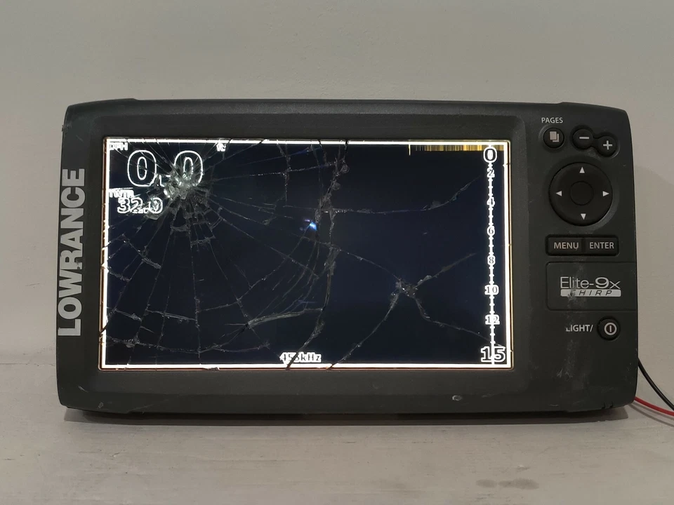 Lowrance Elite-9x Chirp FishFinder Chartplotter -TESTED - Image 2 of 4