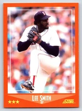 Lee Smith Boston Red Sox 1988 Score Rookie & Traded #20T 20158