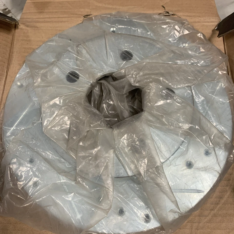 Rotor de freio traseiro esquerdo e direito com fenda perfurado DFC para 1993-1997 Thunderbird Ford - Imagem 3 de 4