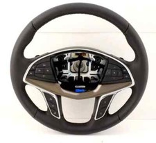 New Oem Genuine Steering Wheel Gold Carbon 2017-2021 Cadillac Xt5 84108492 Black