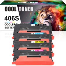 CLT-406S CLT-K406S Toner for Samsung Xpress C410W C460FW CLP-365W CLX-3305FW LOT