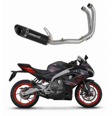 Dominator Komplettauspuff Aprilia RS 457 457 HP8 Titan Black RS457 Tuono 457