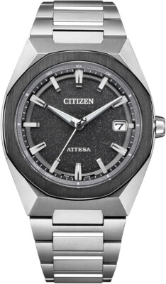 CITIZEN CB3044-55E Attesa Black Titanium Radio-Controlled Men's