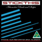 <!--F#f_0-->Torana LX SLR SL/R 6cyl and 4.2L Sedan - Stick on Side Stripes - Aquarius Blue<!--F/-->