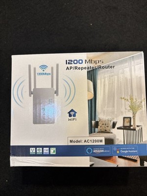 Wi-Fi Range Extender 1200Mbps Wi-Fi Signal Booster, Wi-Fi Extender. NEW/SEALED