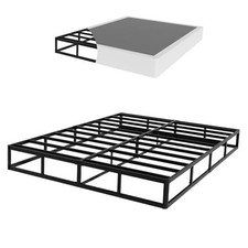 Queen 9" Height-Profile Box Spring with Washable Cover, Size 9"