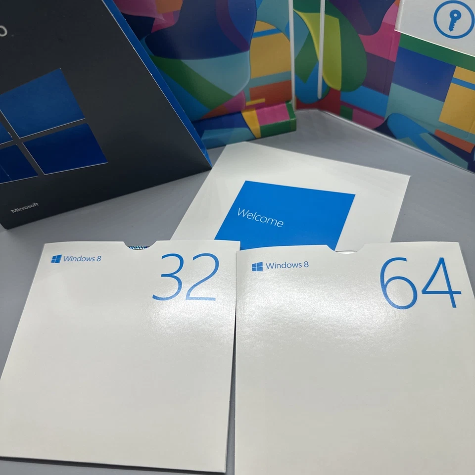 Microsoft Windows 8 Pro 32/64 Bit DVD w/ Product Key – Very Good Condition - Image 2 of 4