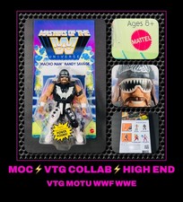 VTG 80s Masters of WWF WWE Universe 5 MOTU Mattel He-Man RANDY Macho Man Savage