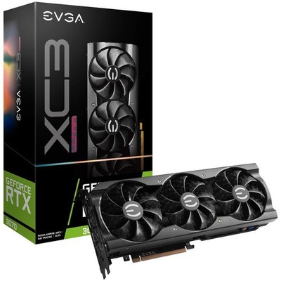 EVGA Nvidia GeForce RTX 3070 XC3 ULTRA GAMING 8GB GDDR6 iCX3 ARGB 08G-P5-3755-KR