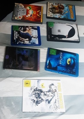 dvd/Blu Ray  paket sammlung konvolut  5DVD/2Blu Ray insg 7 Filme