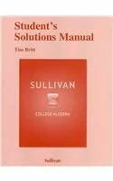 Student's Solutions Manual for College Algebra Buch Pearson