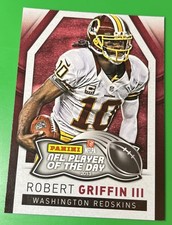 2013 Panini NFL Player of the Day #9 Robert Griffin III Card Washington Redskins