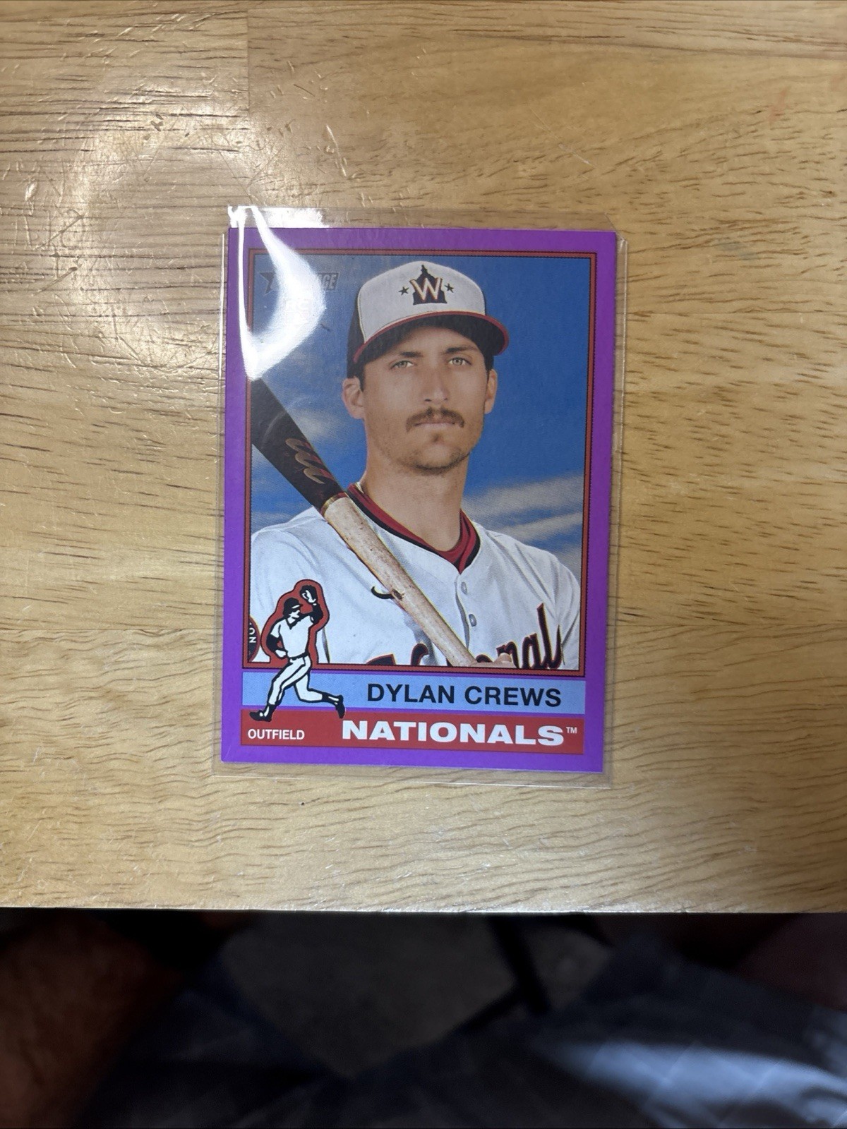 2025 Topps Heritage - Dylan Crews #247 Light Purple Border (RC)