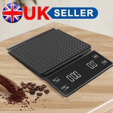 Digital Coffee Scale with Timer and LED Display High Precision Espresso Weigh B