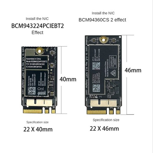 1PCS Drahtlose Netzwerkkarte für BCM94360CS2 BCM94360 BCM943224 Netzwerkkar5925 - Afbeelding 10 van 10