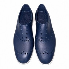 Billion BiiON Golf Shoes Mens size 13 Navy Blue Slip On Wingtip Casual Biion Casual Golf Shoes for Men for sale | eBay main image 4