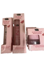 3pcs Skin Care Set for Women glow up serum,moisturiser & Toner