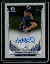 2014 Bowman Draft #BCA-GF Garrett Fulenchek Chrome Draft Pick Autographs