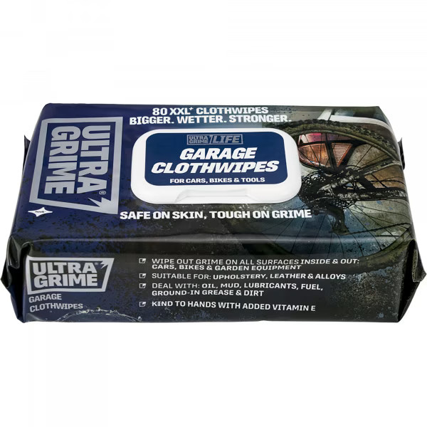 UltraGrime Life Cleaning Wipes - Garage 80 Pack