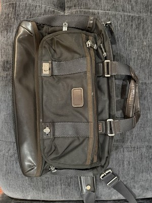 Tumi Alpha Bravo Brief 15 Laptop Briefcase Ballistic Nylon  Preowned