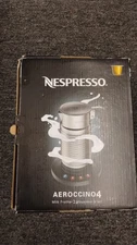 Nespresso Aeroccino4 Milk Frother, One Size, Chrome - OPEN  BOX NEW - A2