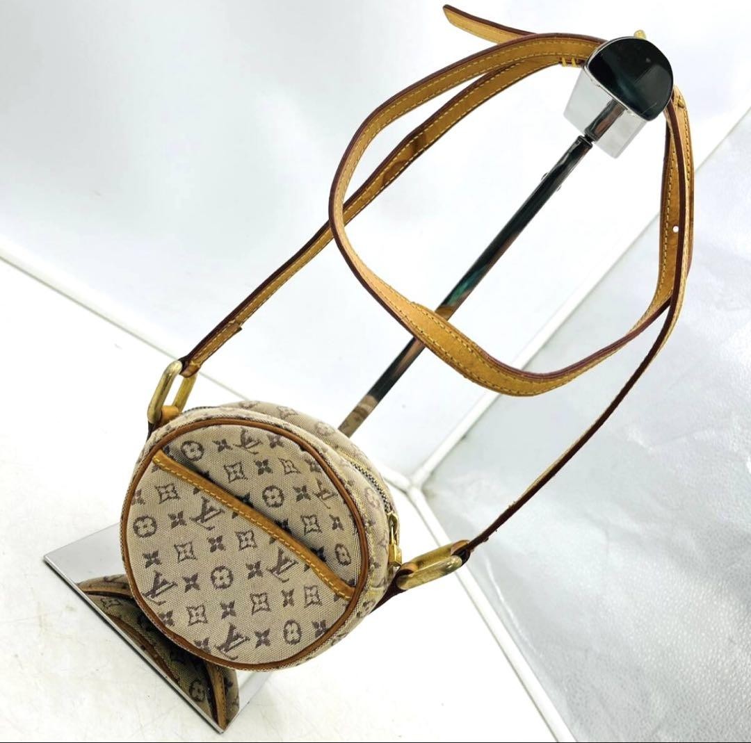 Vintage LV Monogram Mini Jeanne PM Crossbody Bag in Brown Canvas