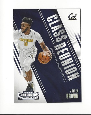 2016-17 Contenders Draft Class Reunion #8 Jaylen Brown RC Rookie Celtics Cal