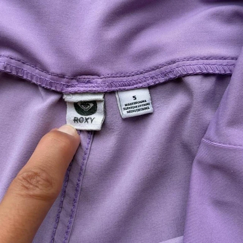 Pantalones cortos de tabla Roxy lila - para mujer talla 5 surfista playa natación Foto 3 de 4