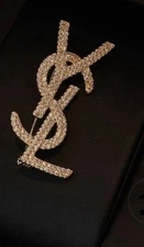 Ysl Inspired New Luxury Brooch Letter All-Match Pin ins