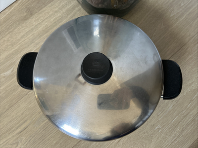 Lagostina 5 Quart Stainless Steel Saucepan Vintage Irradial Plus
