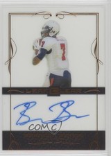 2015 Leaf Clear Base Auto Bronze Brandon Bridge #BA-BB1 Auto 0af