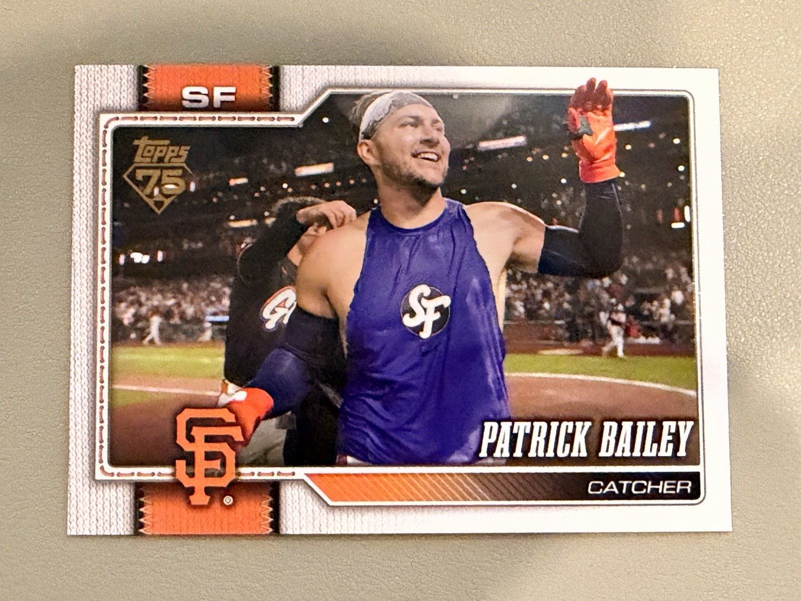 2026 Topps Golden Mirror Image Variations #7 Patrick Bailey SSP GIANTS Series 1