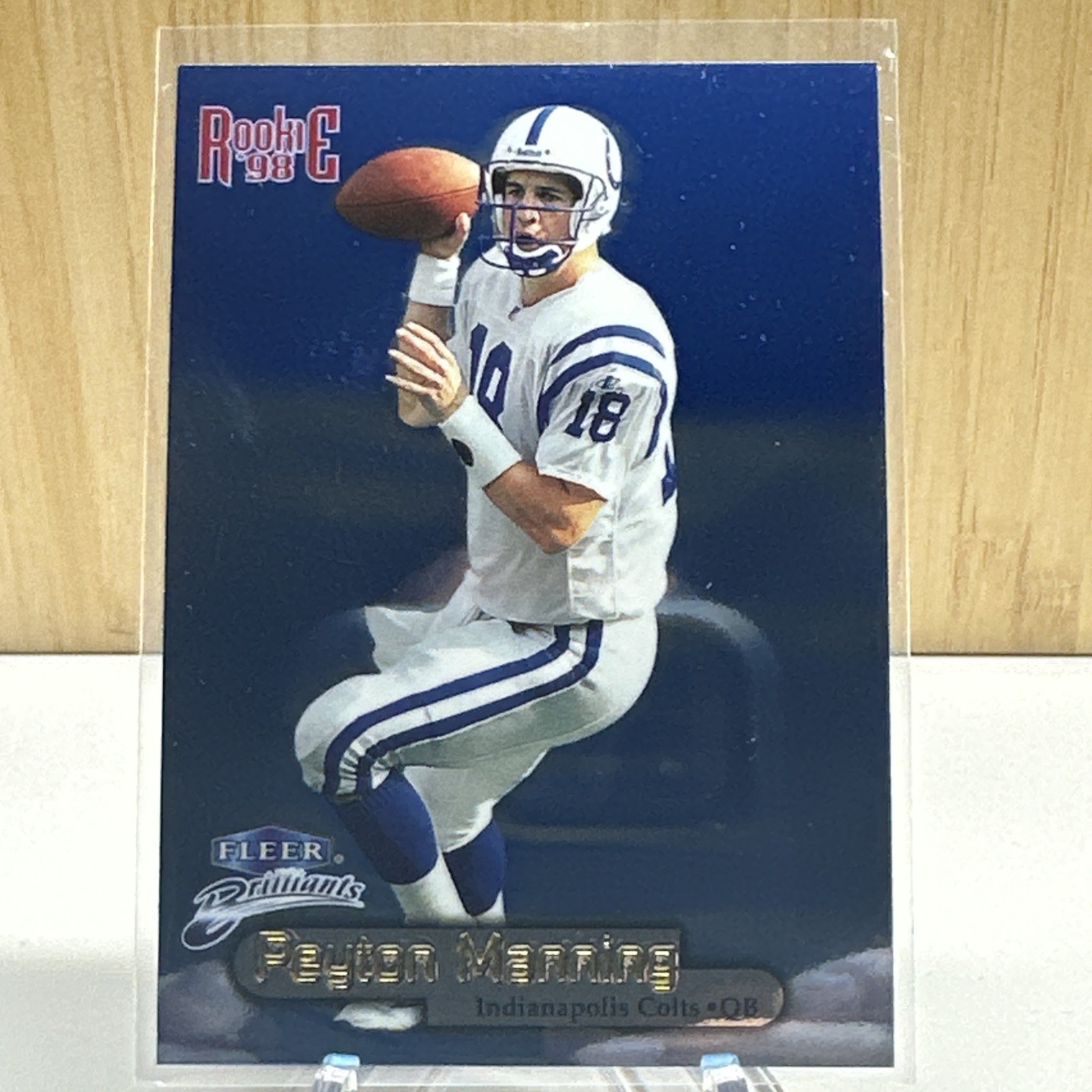 1998 Fleer Brilliants - Peyton Manning #120B Blue (RC)