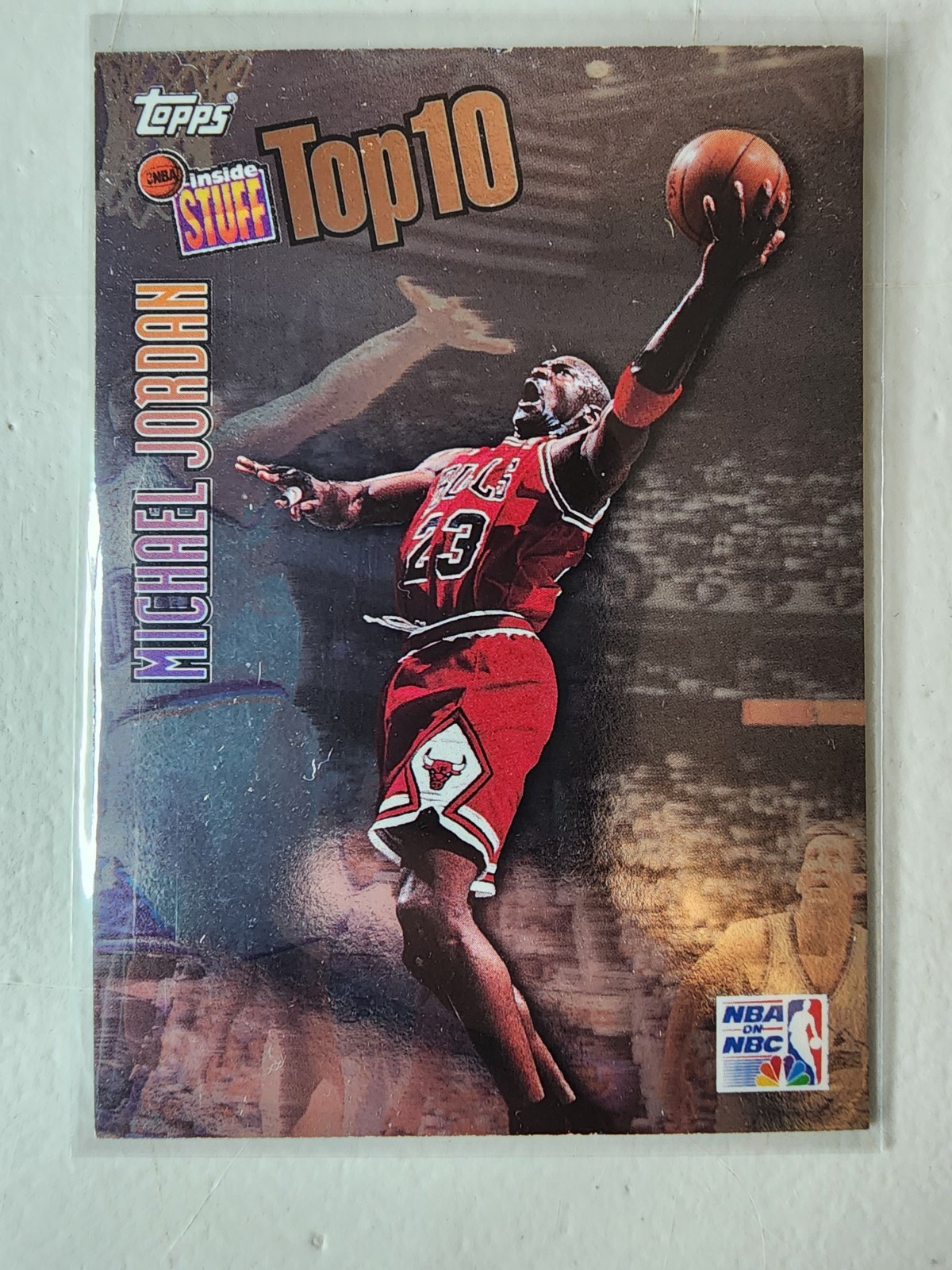 1997 98 Topps Michael Jordan Inside Stuff Top 10 #IS1 Chicago Bulls HOF 🐐