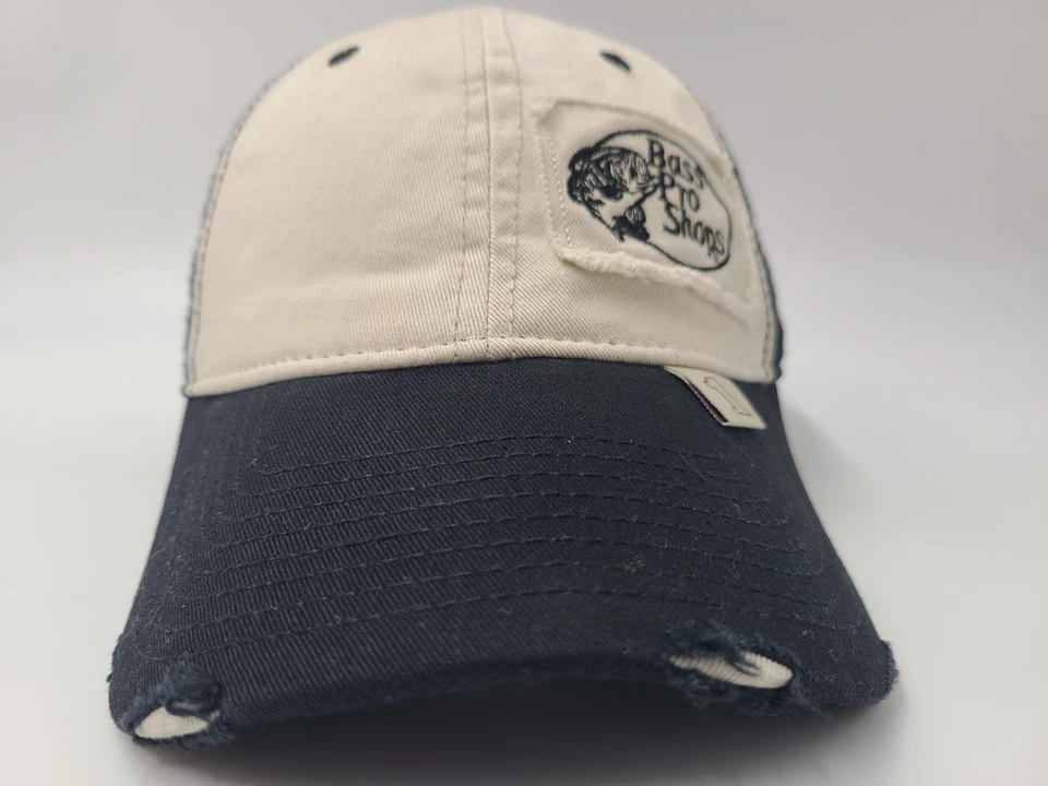 Martin Truex Jr #1 Bass Pro Shops Chase Distressed Adjustable Hat Cap Men NASCAR - Image 2 of 4