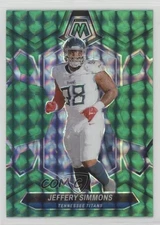 2024 Panini Mosaic Green Mosaic Prizm Jeffery Simmons #215 7rf