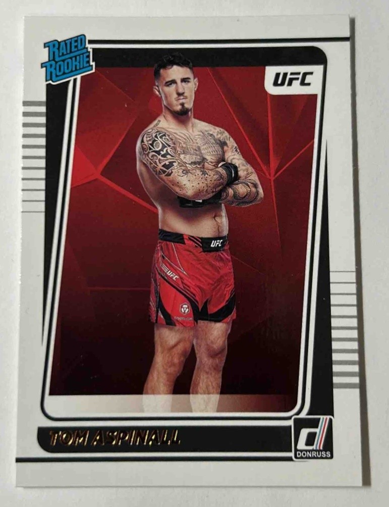2022 Panini MMA Donruss UFC Tom Aspinall #216 RC Rated Rookie