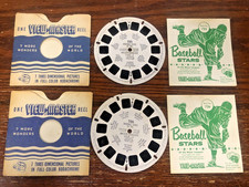Baseball Stars MLB 725  726 Sawyer's View-Master Reel-YOGI,RIZZUTO,MIZE,MINNIE