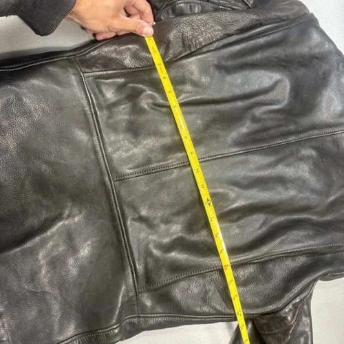 Vanson Associates Brown Boston Cafe Racer Leather Jacket Lined Size 38 USA Made image 19