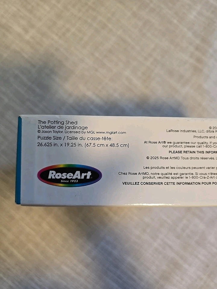 NUEVO-Rompecabezas RoseArt, The Potting Shed, Hobby Haven, Rompecabezas Foto 4 de 4