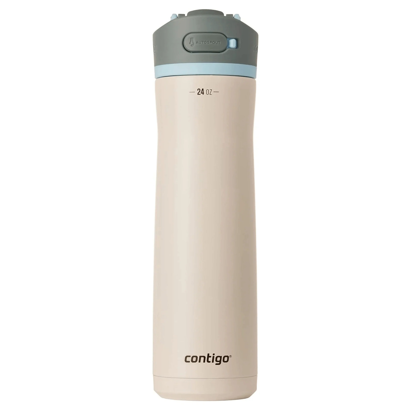 Contigo Wells Chill Stainless 24Oz Water Bottle  Autospout Straw Lid and Filter